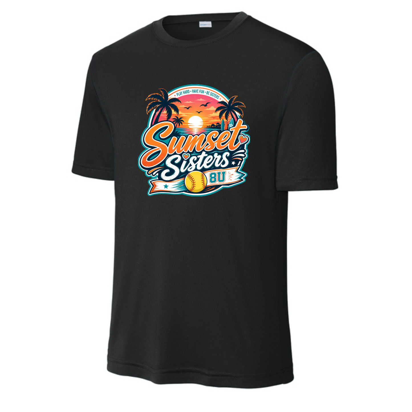 Sunset Sisters Dri Fit Short Sleeve