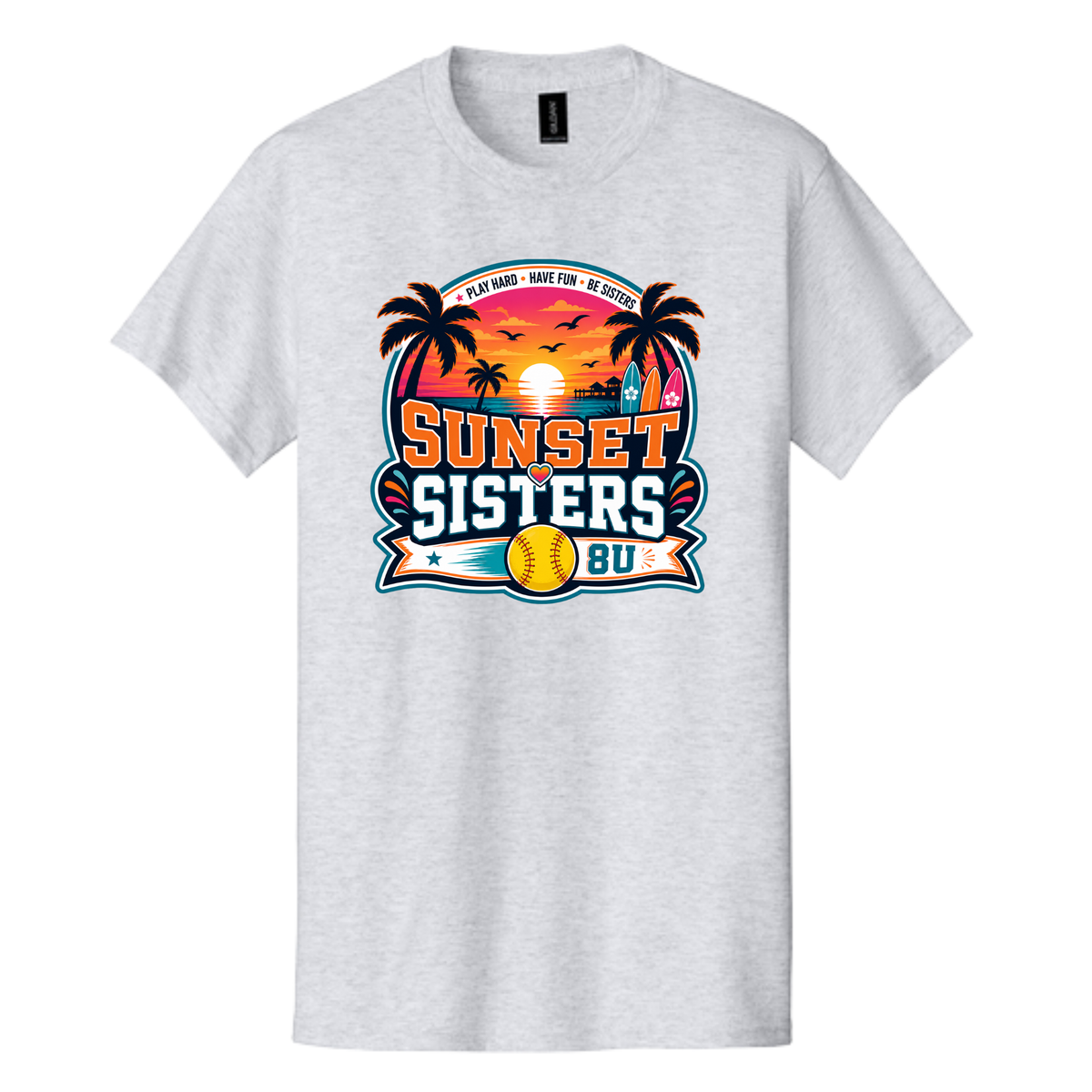 Sunset Sisters Short Sleeve Tee