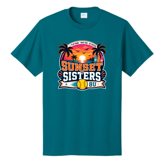 Sunset Sisters Short Sleeve Tee
