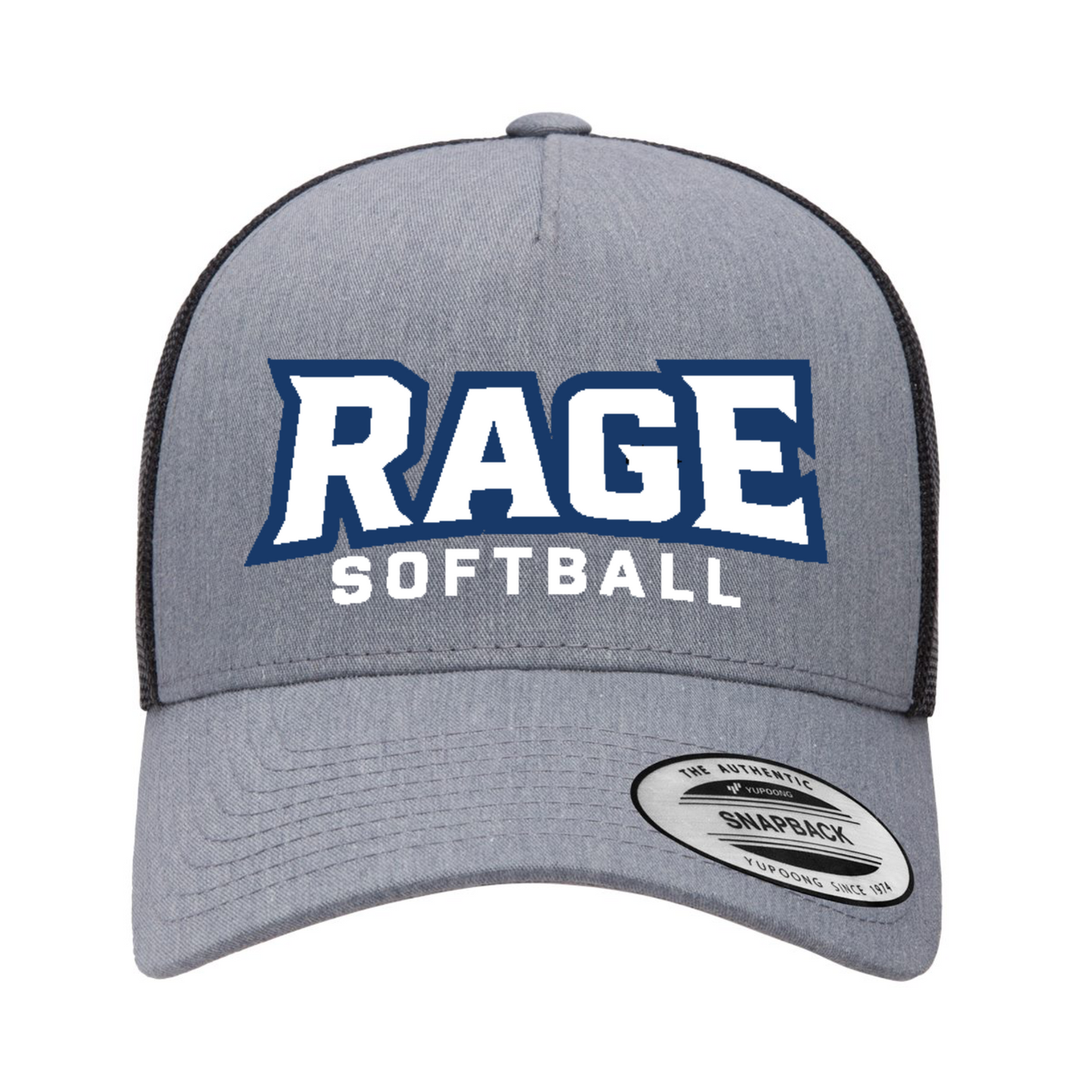 Rage Embroidered Trucker Curve Bill