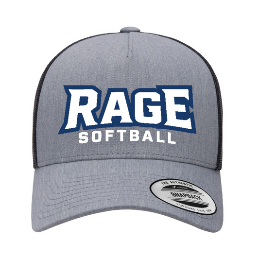 Rage Embroidered Trucker Curve Bill