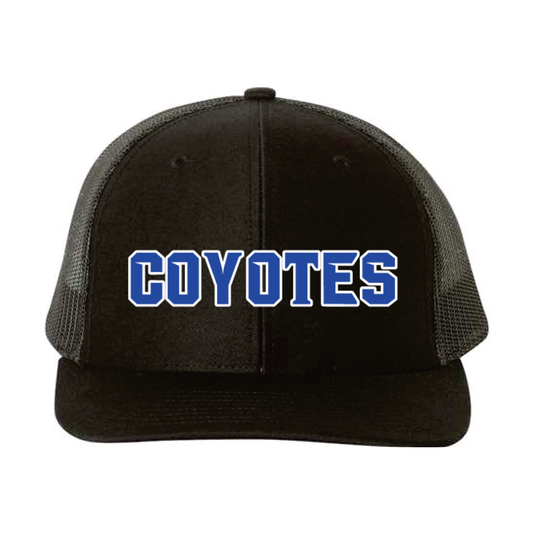 Coyotes Embroidered Trucker