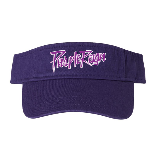 Purple Reign Embroidered Visor