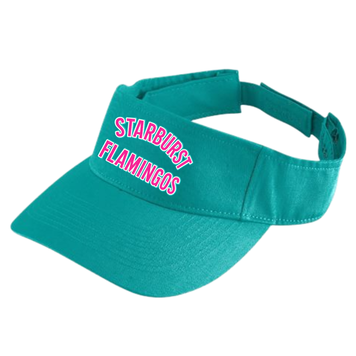 Starburst Flamingos Visor