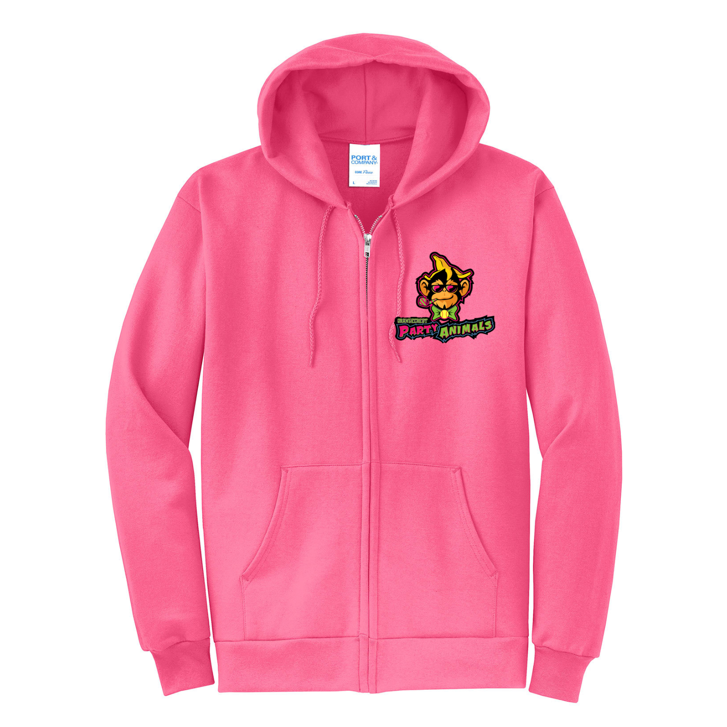 Party Animals Zipper Hoodie